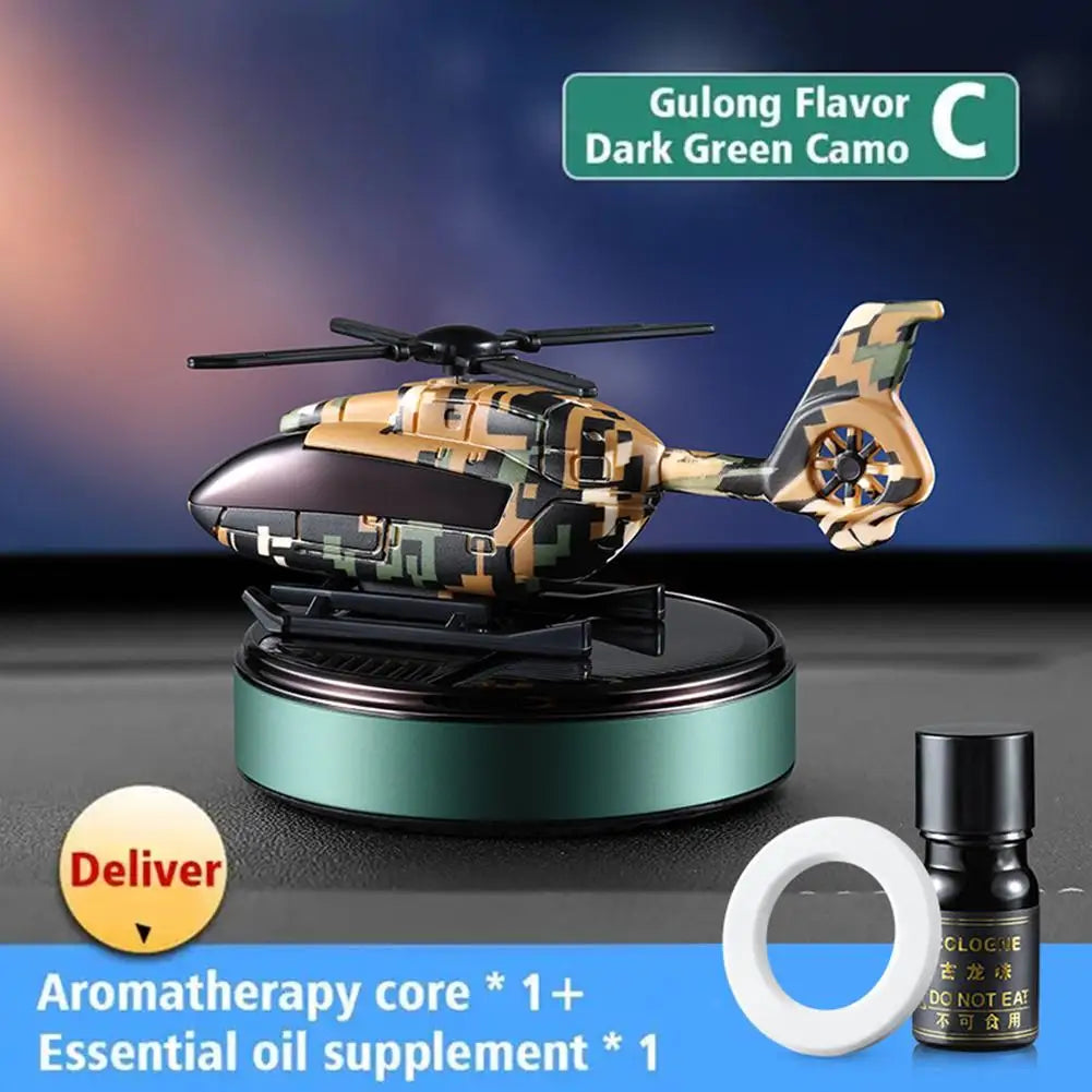 Solar Helicopter Car Air Freshener