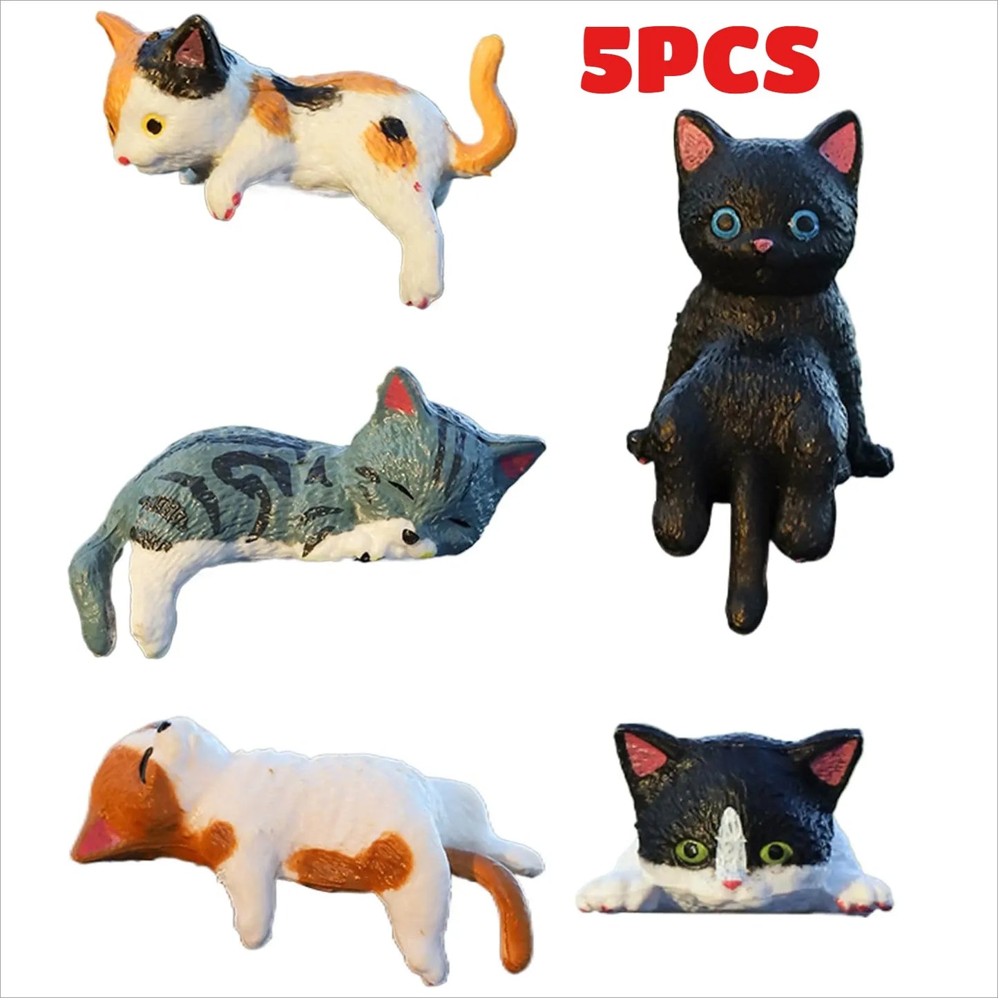 Cute Mini Cartoon Car Cat Ornaments Car Decoration