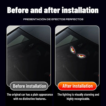 Solar Demon Eye Car LED Light