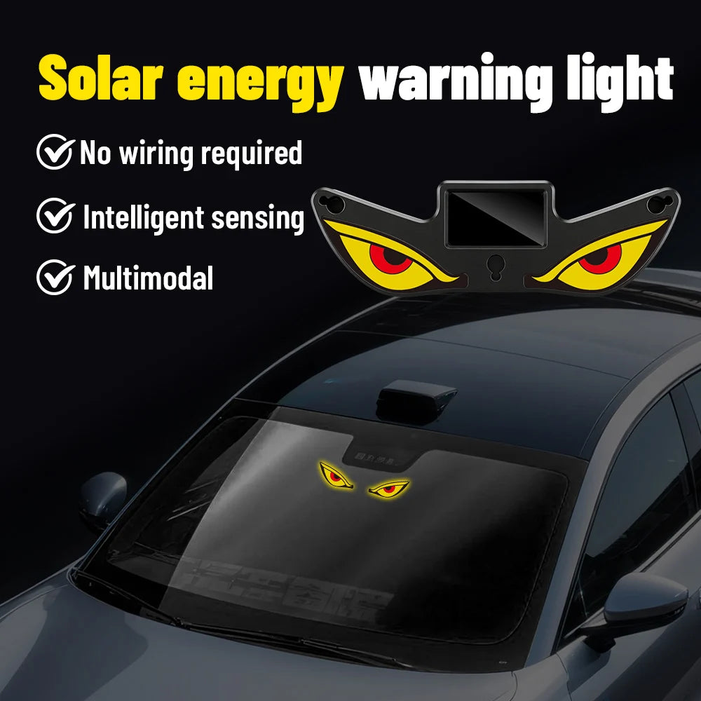Solar Demon Eye Car LED Light