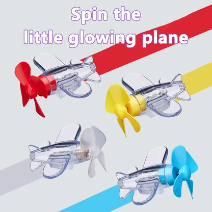 Wind Powered LED Airplane Ornament
