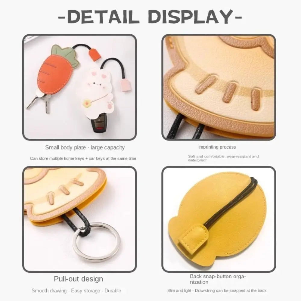 Leather Pull-out Key Bag