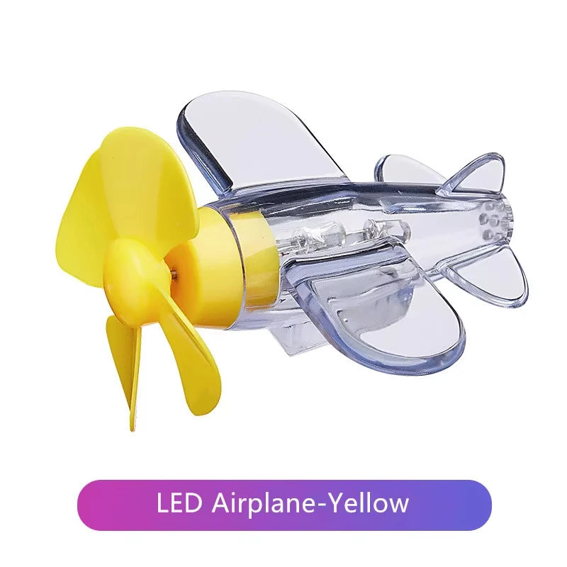Wind Powered LED Airplane Ornament
