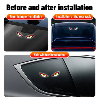 Solar Demon Eye Car LED Light
