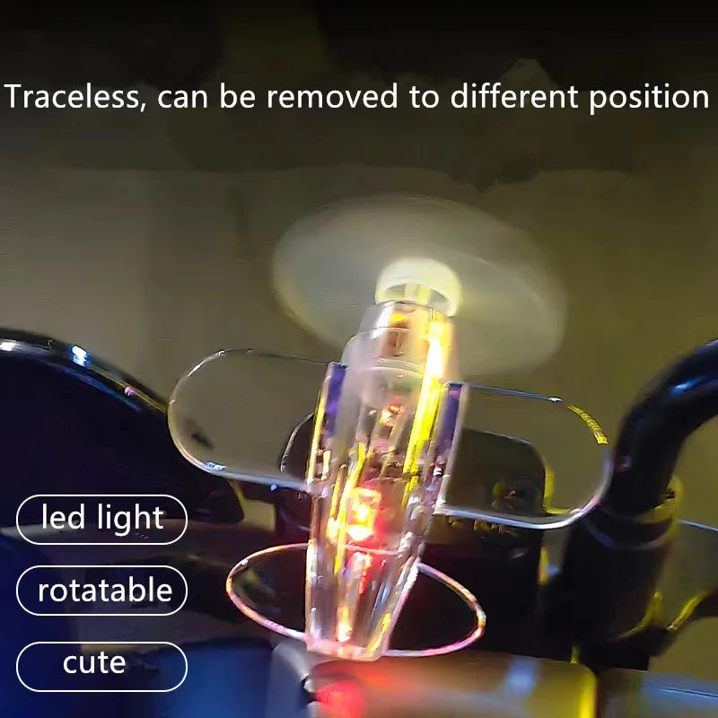 Wind Powered LED Airplane Ornament