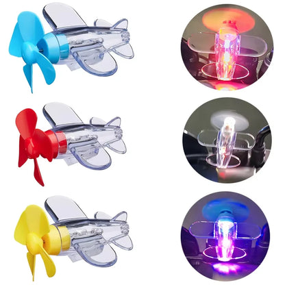 Wind Powered LED Airplane Ornament