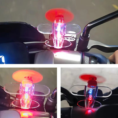 Wind Powered LED Airplane Ornament