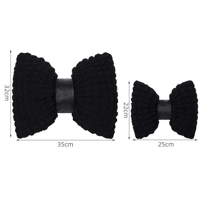 Car Headrest Bow-knot Neck Pillow