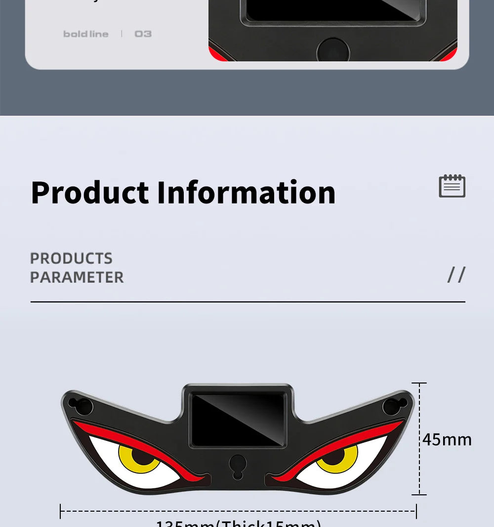 Solar Demon Eye Car LED Light
