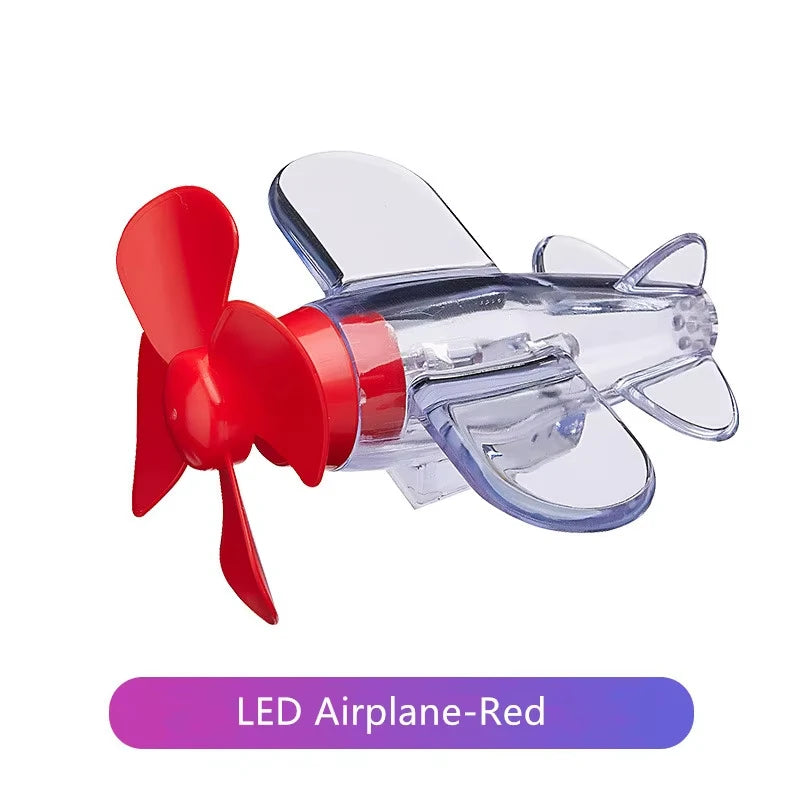 Wind Powered LED Airplane Ornament