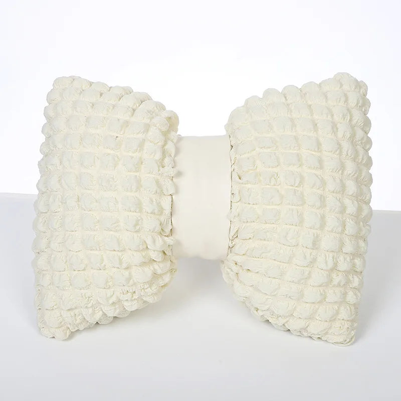 Car Headrest Bow-knot Neck Pillow