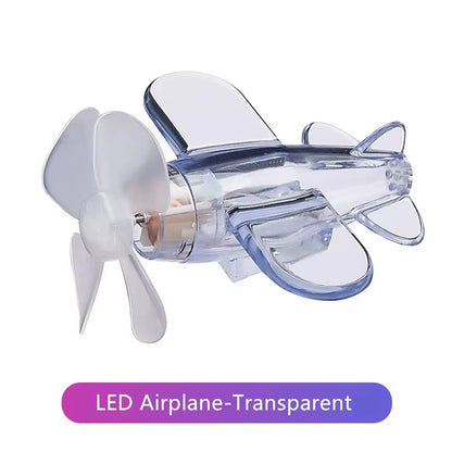 Wind Powered LED Airplane Ornament