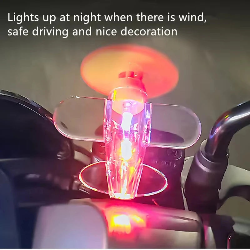 Wind Powered LED Airplane Ornament