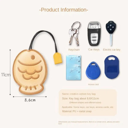 Leather Pull-out Key Bag