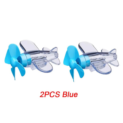 Wind Powered LED Airplane Ornament